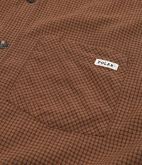 Polar Mitchell Poplin Shirt - Brown | Flatspot