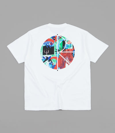 Polar Moth House Fill Logo T-Shirt - White