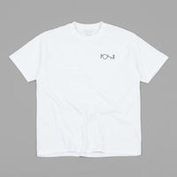 Polar Moth House Fill Logo T-Shirt - White thumbnail
