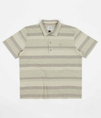 Polar Multistripe Polo Shirt in Soft Green
