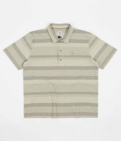 Polar Multistripe Polo Shirt in Soft Green