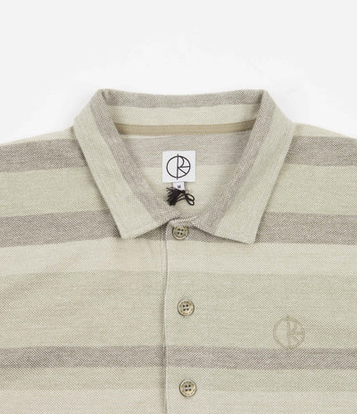 Polar Multistripe Polo Shirt in Soft Green