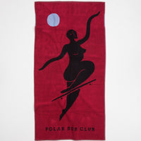 Polar No Complies Forever Beach Towel - Cherry thumbnail