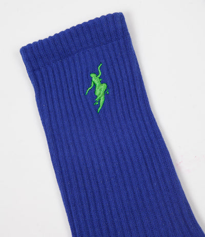 Polar No Comply Socks - Royal Blue