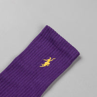 Polar No Comply Sport Socks - Purple / Yellow thumbnail