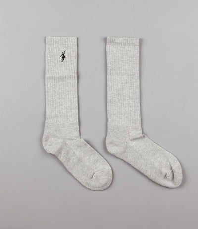 Polar No Comply Sport Socks - Sports Grey / Black
