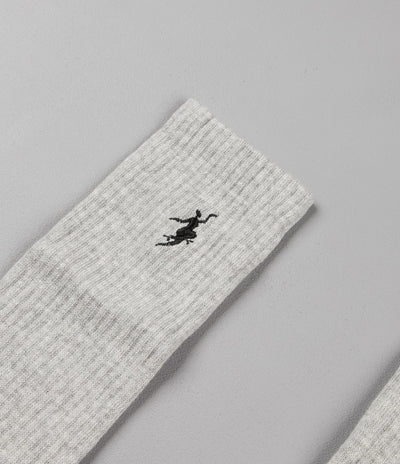Polar No Comply Sport Socks - Sports Grey / Black