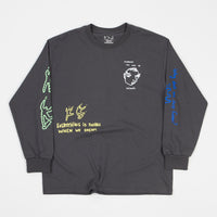 Polar Notebook Long Sleeve T-Shirt - Graphite thumbnail
