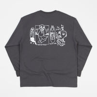 Polar Notebook Long Sleeve T-Shirt - Graphite thumbnail