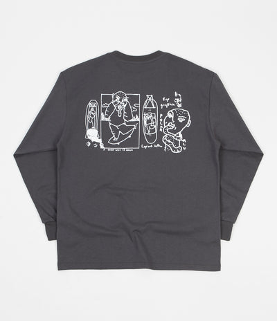 Polar Notebook Long Sleeve T-Shirt - Graphite