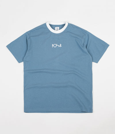 Polar Offside T-Shirt - Grey Blue / White