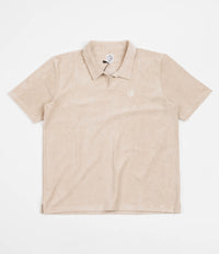 Polar Open Collar Polo Shirt - Sand