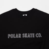 Polar Outline Crewneck Sweatshirt - Black thumbnail