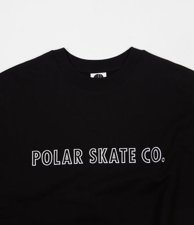 Polar Outline Crewneck Sweatshirt - Black