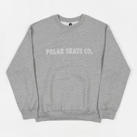 Polar Outline Crewneck Sweatshirt - Heather Grey thumbnail