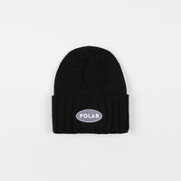Polar Patch Beanie - Black thumbnail