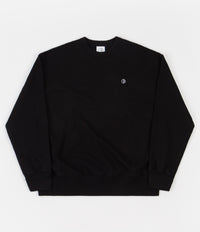Polar Patch Crewneck Sweatshirt - Black