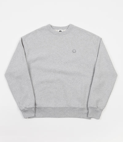 Polar Patch Crewneck Sweatshirt - Sports Grey