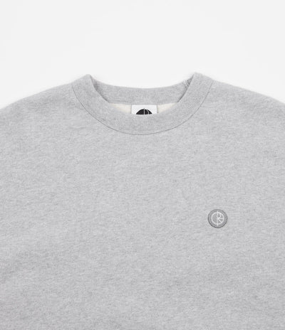 Polar Patch Crewneck Sweatshirt - Sports Grey