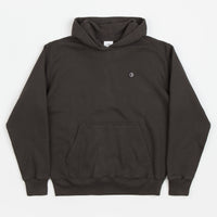 Polar Patch Hoodie - Dirty Black thumbnail