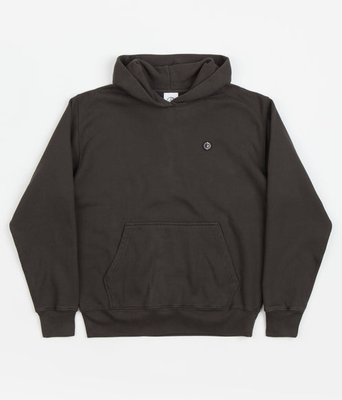 Polar Patch Hoodie - Dirty Black