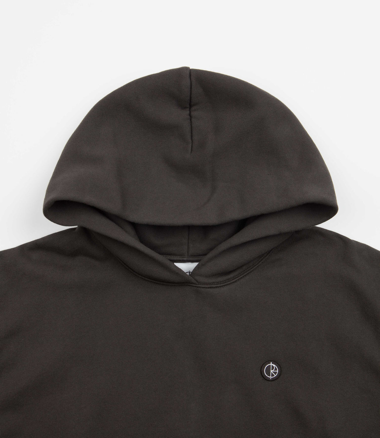 Polar Patch Hoodie - Dirty Black | Flatspot