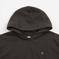 Polar Patch Hoodie - Dirty Black thumbnail
