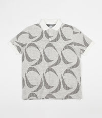 Polar Patterned Polo Shirt - Ivory / Black