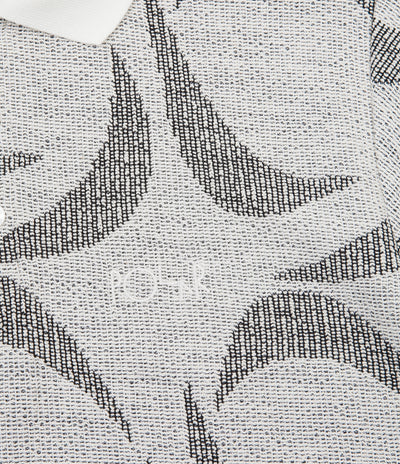 Polar Patterned Polo Shirt - Ivory / Black