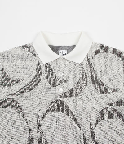 Polar Patterned Polo Shirt - Ivory / Black