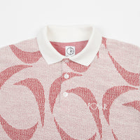 Polar Patterned Polo Shirt - Ivory / Red thumbnail