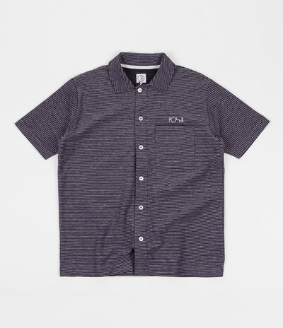 Polar Patterned Shirt - Stripe - Black / Purple
