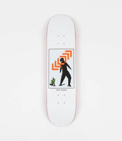 Polar Paul Grund Framed Deck - White - 8"