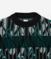 Polar Paul Knit Sweatshirt - Black | Flatspot