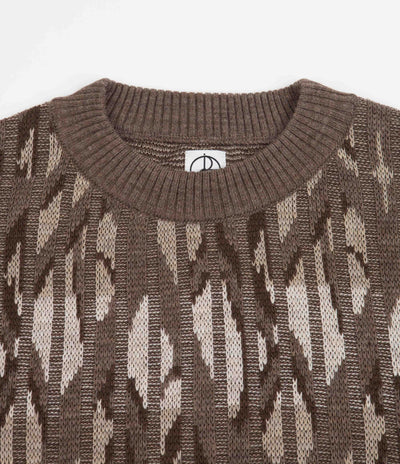 Polar Paul Knit Sweatshirt - Light Brown