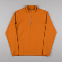 Polar Pique Zip Neck Shirt - Caramel thumbnail