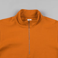Polar Pique Zip Neck Shirt - Caramel thumbnail