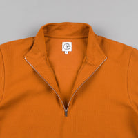 Polar Pique Zip Neck Shirt - Caramel thumbnail