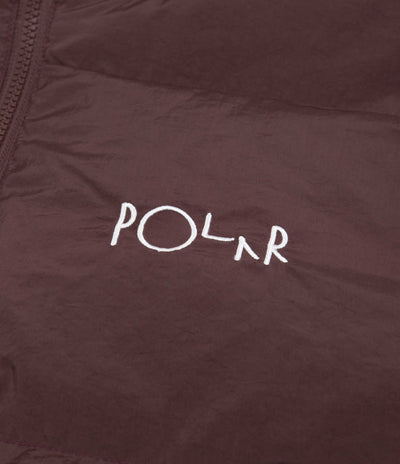 Polar Pocket Puffer Jacket - Bordeaux