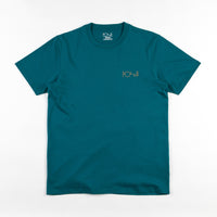 Polar Reflective Stroke Logo T-Shirt - Teal / Gold thumbnail