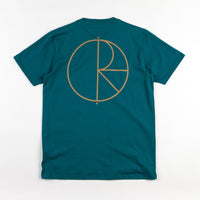Polar Reflective Stroke Logo T-Shirt - Teal / Gold thumbnail