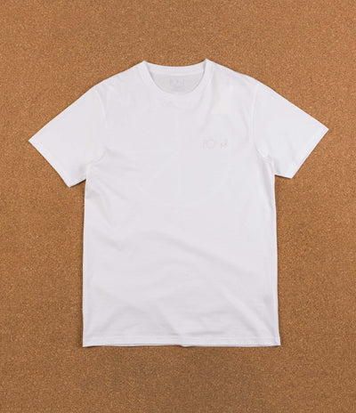 Polar Reflective Stroke Logo T-Shirt - White / White