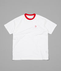 Polar Ringer T-Shirt - White / Red