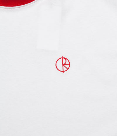 Polar Ringer T-Shirt - White / Red