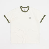 Polar Rios Ringer T-Shirt - Cloud White / Khaki thumbnail