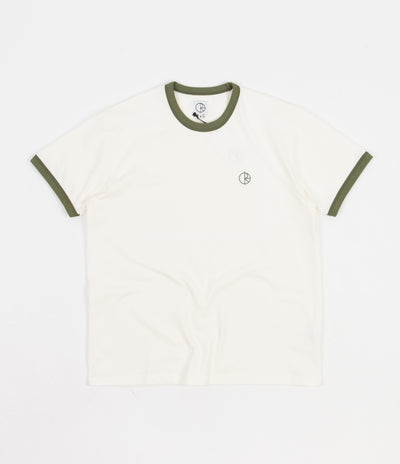 Polar Rios Ringer T-Shirt - Cloud White / Khaki