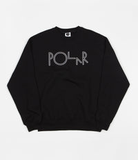 Polar Script Crewneck Sweatshirt - Black