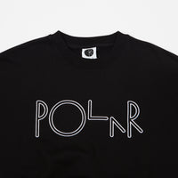 Polar Script Crewneck Sweatshirt - Black thumbnail