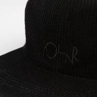 Polar Script Logo Cord Cap - Black thumbnail