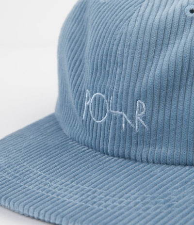 Polar Script Logo Cord Cap - Sky Blue